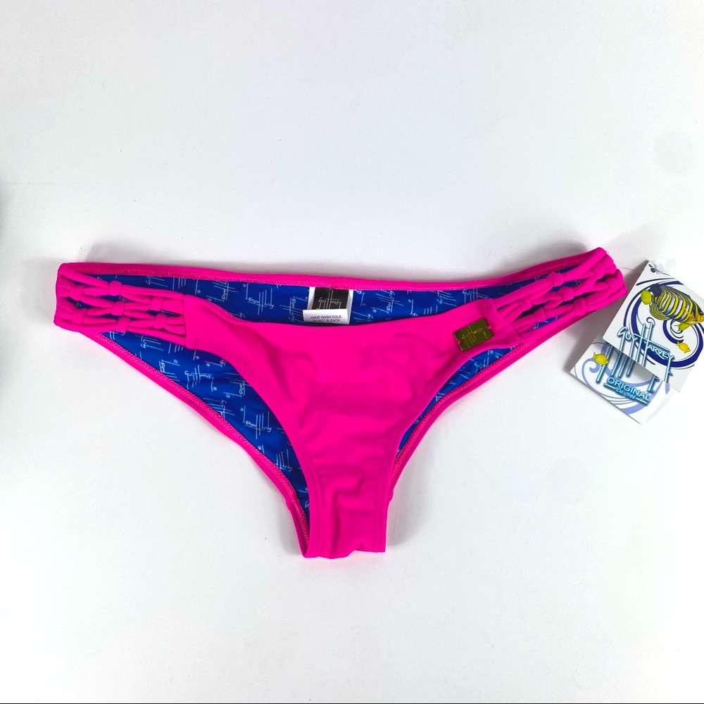Guy Harvey Swim Women Medium Bikini Bottom Pink
